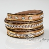 crystal bracelets rhinestone bling bling bracelet wrist bands leather bracelets design C