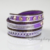 crystal bracelets rhinestone bling bling bracelet wrist bands leather bracelets design A