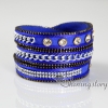 crystal bracelets rhinestone bling bling bracelet wrist bands leather bracelets design E