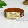 crystal cuff bracelets rhinestone shinning bracelets for women slake wrap bracelets design B