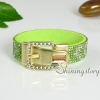 crystal cuff bracelets rhinestone shinning bracelets for women slake wrap bracelets design F