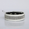 crystal rhinestone slake bracelets pu leather bracelets wristbands bling bling wrap bracelets arm band design C