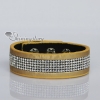 crystal rhinestone slake bracelets pu leather bracelets wristbands bling bling wrap bracelets arm band design G