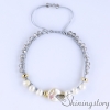 cultured freshwater pearl bracelet macrame drawstring bracelets bohemian style jewelry boho jewellery uk design B