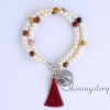 cultured freshwater pearl bracelet tree of life charm bracelet yoga jewelry boho jewelry wholesale design A