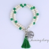 cultured freshwater pearl bracelet tree of life charm bracelet yoga jewelry boho jewelry wholesale design B