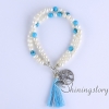cultured freshwater pearl bracelet tree of life charm bracelet yoga jewelry boho jewelry wholesale design D