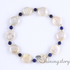cultured freshwater pearl bracelet with pearl stretch bracelets handmade boho jewelry freshwater pearl jewellery design C