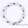 cultured freshwater pearl bracelet with pearl stretch bracelets handmade boho jewelry freshwater pearl jewellery design G