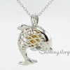 dolphin oil diffuser necklace silver locket gold lockets for sale ladies silver lockets design A