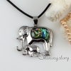 double elephant sea water rainbow abalone shell mother of pearl necklaces pendants jewelry design A