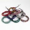 double wrap leather ceramic beaded bracelets jewellery assorted