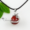 dragon ball semi precious stone agate opal tigereye amethyst jade rose quartz necklaces pendants design B