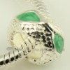 enamel european troller charms fit for bracelets green
