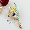 enameled butterfly rhinestone scarf brooch pin jewelry design A