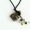 essential oil diffuser necklaces vintage perfume bottle pendant necklace wholesale glitter murano glass jewelry design E