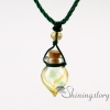 essential oil diffuser necklaces wholesale handcrafted glass aromatherapy diffuser necklaces design B