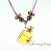essential oil necklace diffusers lampwork glass aromatherapy diffuser jewelry perfume pendants design E
