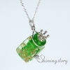 essential oil necklace wholesale handmade glass aromatherapy necklaces design A