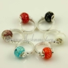 european luminous murano glass beads finger rings jewelry assorted