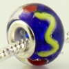 european murano glass beads for fit charms bracelets blue
