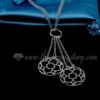 filigree 925 sterling silver plated toggle necklaces jewelry silver