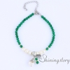 freshwater pearl bracelet simple pearl bracelet with semi precious stone white pearls jewellery pearls wedding jewelry design D