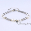 freshwater pearl bracelet small pearl bracelet with crystal beads pearls jewelry online pearls bridal jewellery design A