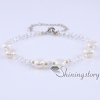 freshwater pearl bracelet small pearl bracelet with crystal beads pearls jewelry online pearls bridal jewellery design B