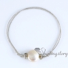 freshwater pearl bracelet white pearl bracelet pearl bridal jewelry delicate bracelets one pearl bracelet design B
