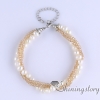 freshwater pearl bracelet with crystal beads boho jewelry wholesale bohemian jewellery australia design B