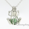 frog engraved locket large silver locket men lockets necklace for kids design B
