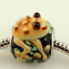 frog murano glass large hole beads for fit charms bracelets design A