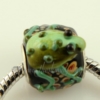 frog murano glass large hole beads for fit charms bracelets design B