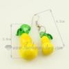 fruits venetian murano glass pendants and earrings jewelry design D