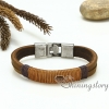 genuine leather bracelets wired bracelets handcrafted handmade jewelry mix color lot design D