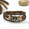 genuine leather bracelets with charms charm bracelet handmade macrame bracelet design B