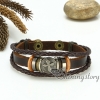genuine leather bracelets with charms charm bracelet handmade macrame bracelet design C
