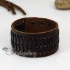 genuine leather cuff snap wrap bracelets design B