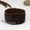 genuine leather cuff snap wrap bracelets design D