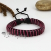 genuine leather drawstring wrap bracelets design H