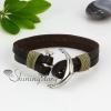 genuine leather double layer anchor snap wrap bracelets design F