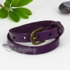 genuine leather two layer double layer snap wrap bracelets design E