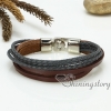 genuine leather woven bracelets handmade mesh bracelets macrame bracelet design B