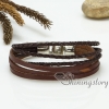 genuine leather woven bracelets handmade mesh bracelets macrame bracelet design C