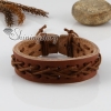genuine leather wristbands adjustable drawstring bracelets unisex design D