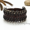 genuine leather wristbands handmade leather bracelets with buckle gothic punk style bracelets bracelets design A