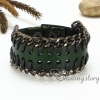 genuine leather wristbands handmade leather bracelets with buckle gothic punk style bracelets bracelets design C