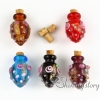 glass vial for pendant necklace cremation urns for pets pet remembrance jewelry assorted