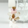 glass vial pendant for necklace necklace bottle pendants small decorative glass bottles design B